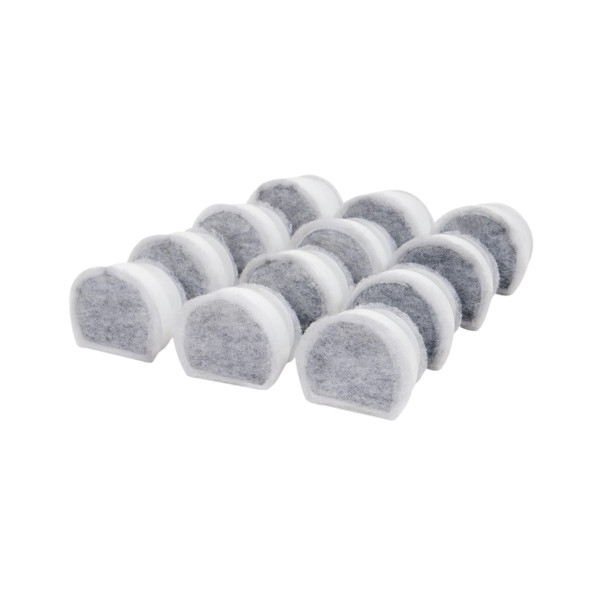 PetSafe Drinkwell Avalon & Pagoda Fountain Activated Carbon Filters - Better Hydration Choice - Long-Lasting Purity - Odor-Free Drinking - Universal Filter Replacement - 12 Pack