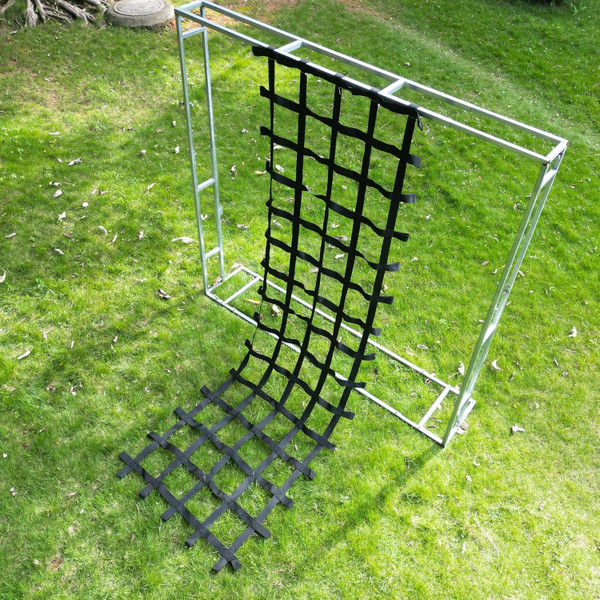 CL CLC Climbing Cargo Net - Playground Cargo Net - Climbing Net for Swingset - Indoor Climbing Net - Climbing Ladder -12 ft X 4 ft (144 inch x 48 inch) Black