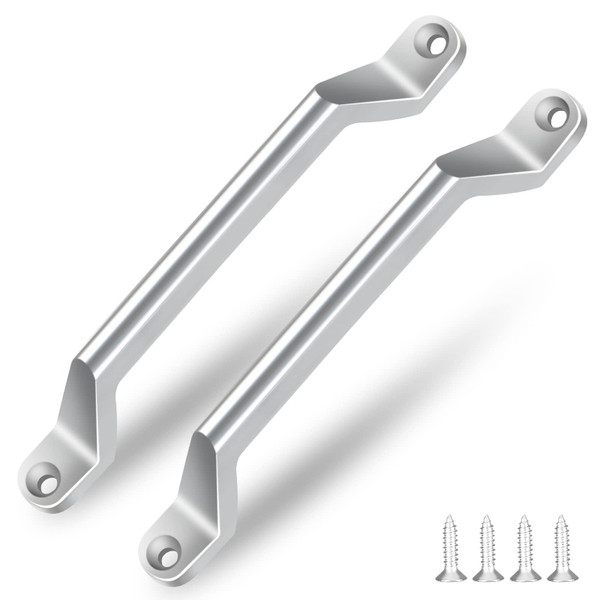 ESUDNT RV Grab Door Handle, Heavy Duty 304 Stainless Steel Metal for Camper, Trailer, Cargo Trailer, Motor Home, Boat, Automotive, Cart (2 Pack, Come with Screws) ESUDNT RV Grab Door Handle, Heavy Duty 304 Stainless Steel Metal for Camper, Trailer, Cargo Trailer, Motor Home, Boat, Automotive, Cart (2 Pack, Come with Screws)