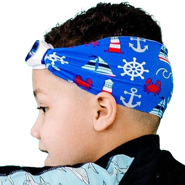 Splash Place KIDS SWIM GOGGLES with Fabric Strap | Tangle-Free Swimming Goggles for Kids (ANCHORS AWAY)