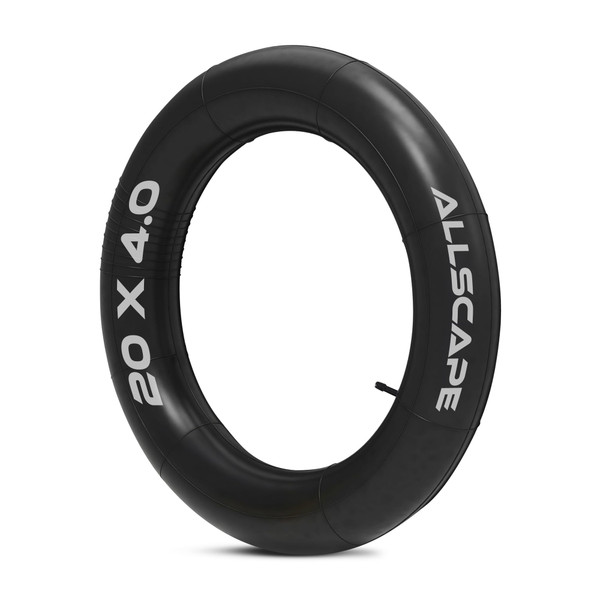 HEB - Heavy Duty Bike Tube for Ebike Tires - Puncture Resistant Inner Tube for 20x4 / 26x4 Bike Tire, Fat Tire Tube, MTB, 20 inch x 4.0 inch and 26 inch x 4.0 inch Bike Tubes (20" x 4", 1 Pack)