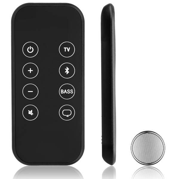 Motiexic Remote Control for Bose Solo 5 10 15 Series II TV Sound System/ 732522-1110 418775 431974 845194 838309-1100 TV Soundbar Sound System with CR2025 Battery Inside