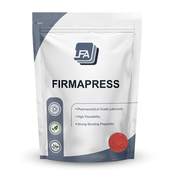 Firmapress Pill Binder Mix Powder for Tablet Press Machine - Red 1 kg (2.2 lb) - All-in-One Pharmaceutical-Grade Pill Binding Excipient