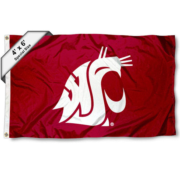 Washington State WSU 4 ft x 6 ft Flag