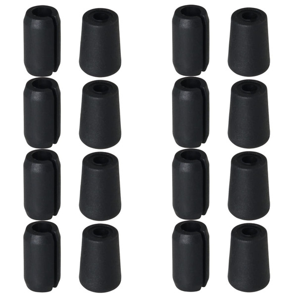 DGBRSM 24 Sets Kitchen Sink Rack Feet Sink Protector with Bumpers Sink Replacement Feet for Kitchen Sink Grid Table Covers Socks Plugs Cover Furniture Leveling Feet Furniture Legs, Black