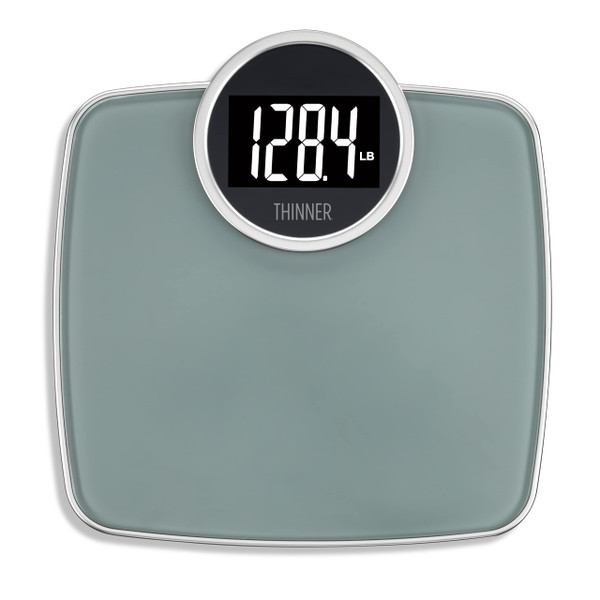 Thinner by Conair Scale for Body Weight, Digital Bathroom Scale in Silver Thinner by Conair Scale for Body Weight, Digital Bathroom Scale in Silver