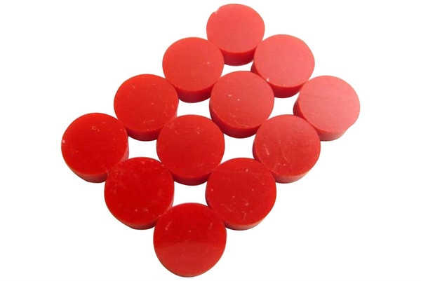 Guitar Fingerboard Dot Position Markers - 1/4" - Red