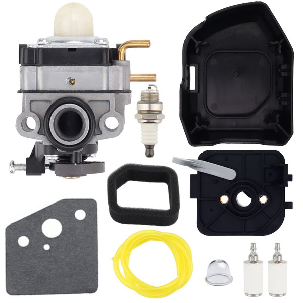 TPCABPART Carburetor Carb with 308649003 Air Box Cover for Ryobi RY251PH RY254BC RY25PHEMC RY252CS RY253SS RY254BC 25cc String Trimmers Tune-Up Kit