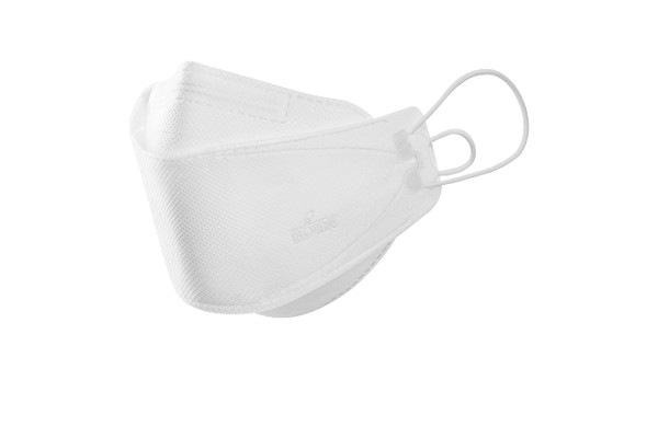 BOTN 10Pcs Large White KF94 Breathable Safety Mask Against, 4-Layer Filter and 3D Design, Dispoasble Respirator for Men and Women