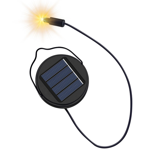 AA 600Mah Solar Light Replacement Top Parts for Solar Outdoor Lantern, Waterproof LED Lights for Yard, Garden, Patio Decor DIY Gifts (1Pack)