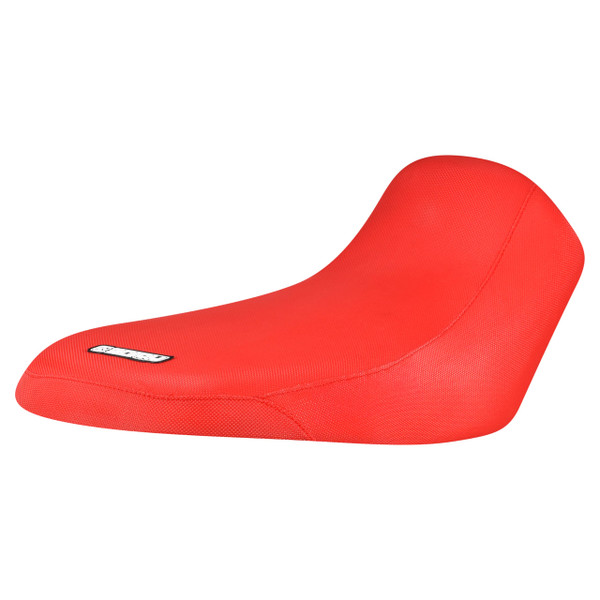 Enjoy Mfg Seat Cover - Compatible with Can Am 2006-2012 Outlander 500 Outlander 650 Outlander 800 HO EFI XT GEN 1 - Logo #297 (All RED Standard)