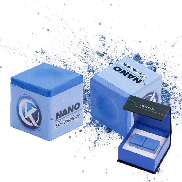 KONLLEN Professional Pool Cue Chalk Long Lasting Billiard Chalk with Nano Technology for Superior Grip and Control -2 Pcs (Outstanding Performance, Reduce Miscue, Durable)