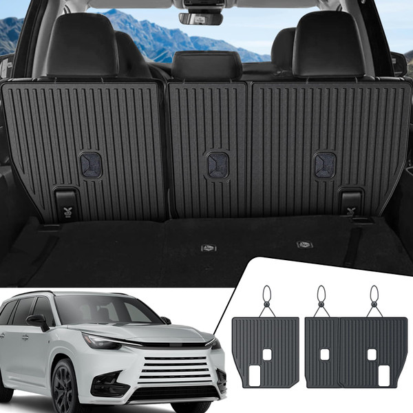 JOULARISE Kick Mats for Lexus TX 2024 2025 Accessories 7 Seats Bench Seat Car Mat Accessories, All Weather TPE Interior Backrest Mats Seat Back Covers Protector (2nd Row Kick Mats) JOULARISE Kick Mats for Lexus TX 2024 2025 Accessories 7 Seats Bench Seat Car Mat Accessories, All Weather TPE Interior Backrest Mats Seat Back Covers Protector (2nd Row Kick Mats)