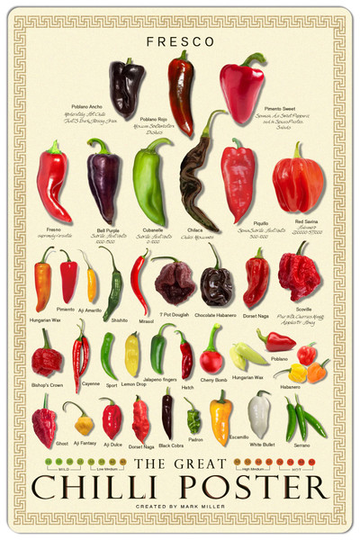Vintage Wall Art Canvas Framed The Great Chile Poster Chili Peppers Fresh Pepper Gourmet Kitchen Modern Print Posters Canvas Paintings Wall Decor For Cafe Farm Bedroom Bathroom Theater Framed 24x36