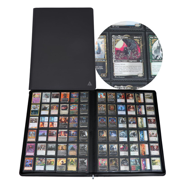 Rayvol Premium 2300 Pockets Card Binder, Large 36-Pocket 2000+ Ringless Trading Card Album - Side Loading UltraSonic-362304 Tech Zip Binder for TCG Rayvol Premium 2300 Pockets Card Binder, Large 36-Pocket 2000+ Ringless Trading Card Album - Side Loading UltraSonic-362304 Tech Zip Binder for TCG