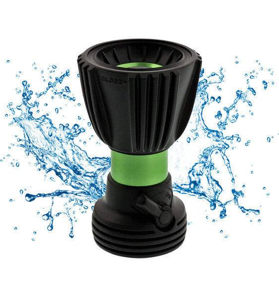 Ultimate Fireman's Heavy Duty Water Hose Nozzle with 5 Spray Patterns, Flow Control Valve & Two Way Shut-Off for Water Control - Garden Hose Nozzle Sprayer for All Your Watering Needs - Sage Green Ultimate Fireman's Heavy Duty Water Hose Nozzle with 5 Spray Patterns, Flow Control Valve & Two Way Shut-Off for Water Control - Garden Hose Nozzle Sprayer for All Your Watering Needs - Sage Green
