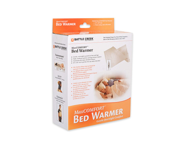 Battle Creek Bed Warmer with Three-Temp Settings and 8-Hour auto Shut-Off, Provides Low, Gentle Warmth All Night Long.