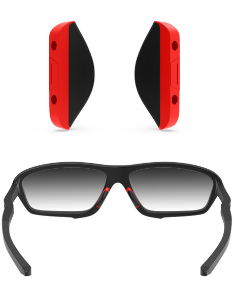 ToughAsNails Euro Fit Replacement Nose Pads for Oakley Fenceline OX8069 Eyeglasses - Red Hard Base