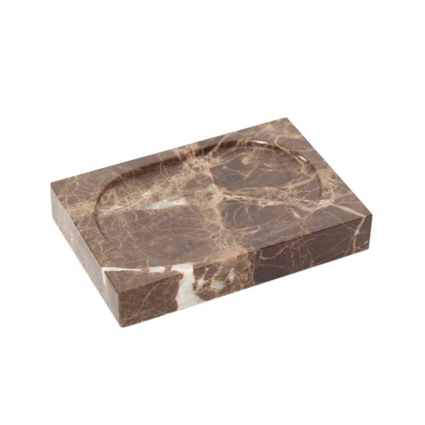 JHNIF Marble Soap Holder Bathroom Balcony Laundry Pool Decor Soap Dish