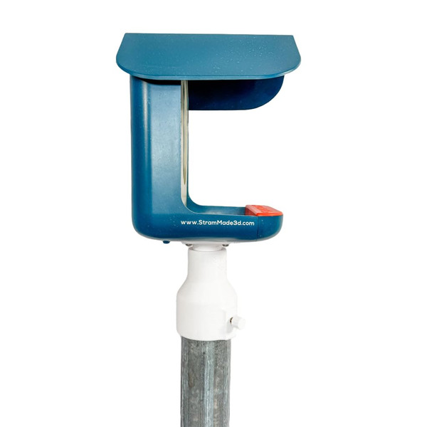 Pole Mount Adapter for Bird Buddy (2 3/8" Galvanized Pipe)