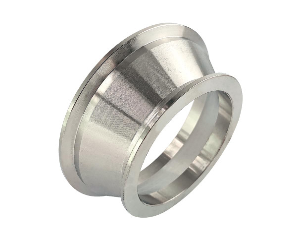 Elifecenter 3" to 4" Exhaust Flange Adapter,Turbo Exhaust V-band Adaptor Flange CNC(3"ID to 4"ID)