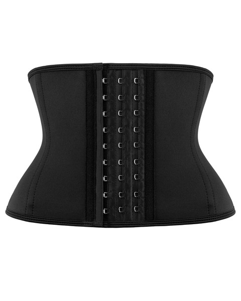 LUXURY-VITA 7" Short Torso Waist Trainer for Women Tummy Control Corset Cincher Trimmer Girdle Body Shaper Adjustable Fajas Colombianas