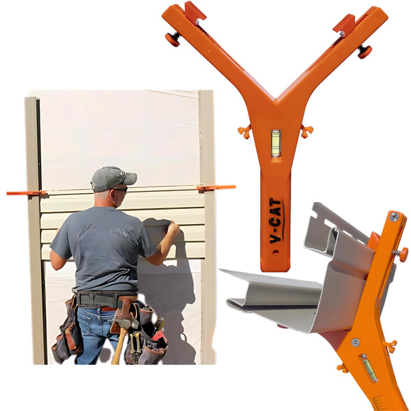 VCAT – Vinyl Siding Installation Tool | Ensures Straight, Even Siding in Half the Time| DIY & Professional Siding Alignment & Leveling | Contractor-Grade Precision | Home Improvement Siding Tool