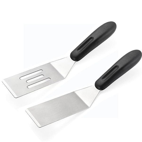 2 Pieces Small Spatula，Small Metal Spatula，Mini Metal Spatulas for Kitchen Use，Flipping or Cooking Brownies, Cookies，Eggs, Pancakes, or Cakes