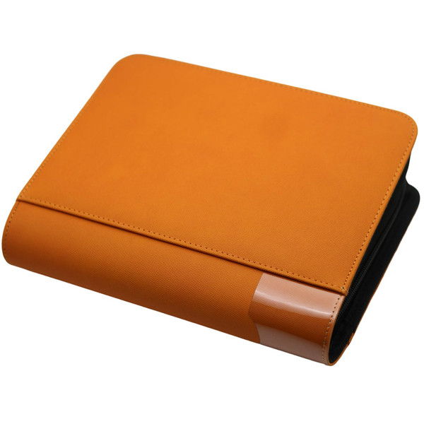 Magiarcana greeting card book organizer,christmas card photo album,birthday card organizer binder,for greeting card box keepsake storage and display,holds 84 cards (orange)