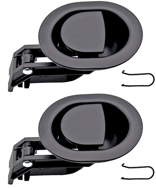 ttmagic 2Pcs Universal Heavy-Duty Metal Sofa Chair Recliner Release Pull Handles Replacement Parts, Fits Ashley, Lazy Boy and Most Recliner Brand, Recliner Handle Size 3" x 3.5"