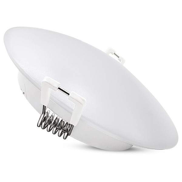 Homdec 4.5-Inch RV Puck Light, 12 Volt RV LED Recessed Ceiling Light, Dimmable 4W 4000K Cool White, RV Recessed Flush Mount Interior Light for RV Boat Trailer Camper Motorhome Truck Yacht Van,1Pack