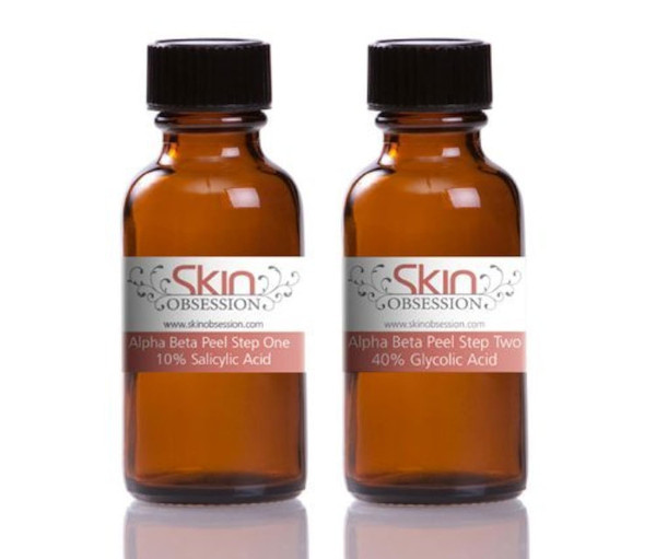 Skin Obsession 40% 2 phase Combination Chemical Glycolic/Salicylic/lactic Peel for Acne, Fine Lines