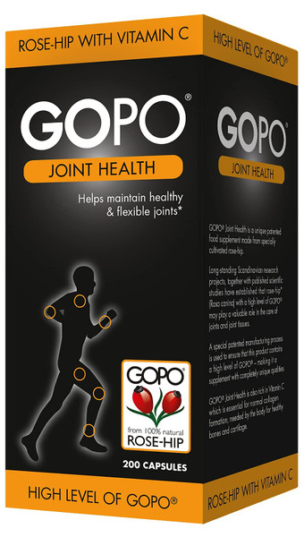 GOPO Joint Health 200 Capsules - Rose-Hip & Vitamin C - Helps maintain healthy & flexible joints GOPO Joint Health 200 Capsules - Rose-Hip & Vitamin C - Helps maintain healthy & flexible joints