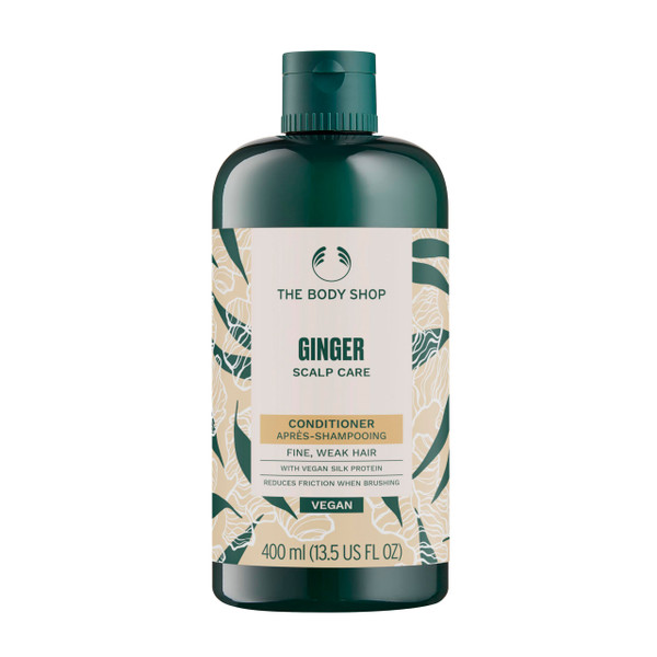 The Body Shop Ginger Scalp Care Shampoo – For Dry, Flaky Scalps – With Vegan Silk Protein – 400ml The Body Shop Ginger Scalp Care Shampoo – For Dry, Flaky Scalps – With Vegan Silk Protein – 400ml
