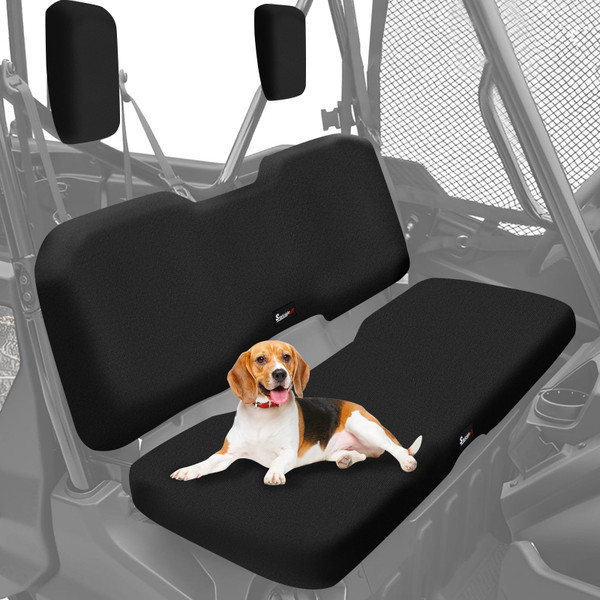 StarknightMT UTV Pioneer Seat Covers Compatible with 2016-2025 Pioneer 1000 1000-5(Front Seat),1000-6(Front and Rear Seat),Water-Repellent Bench Seat Cover -Black