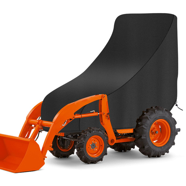 Waterproof Compact Kubota Tractor Cover - Windproof Utility Cover With Drawstring and Buckle, 420D Oxford Fabric, UV Protection (106.6*32.2*28/60.2, Black) Waterproof Compact Kubota Tractor Cover - Windproof Utility Cover With Drawstring and Buckle, 420D Oxford Fabric, UV Protection (106.6*32.2*28/60.2, Black)