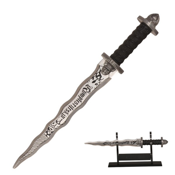 COSWOR 16" Mr. Gold Dark One Sword for Cosplay, Collection, Costume Dress-Up Props