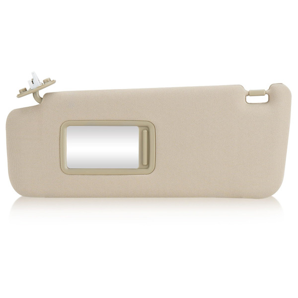 Left Driver Side Beige Sun Visor with Vanity Light Fit for Toyota 4Runner 2010-2023 Sunvisor Replacement 74320-35A91-B1
