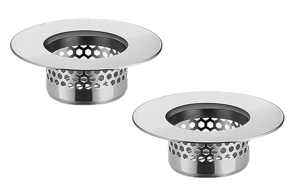 WELANGBN Bathroom Sink Strainer (2 Pack), Bathtub Drain Cover Lavatory Sink Drain Strainer Hair Catcher for Laundry Utility RV Sink, Stainless Steel Drain Filter. Fit Hole Size from 1.25" to 1.60" WELANGBN Bathroom Sink Strainer (2 Pack), Bathtub Drain Cover Lavatory Sink Drain Strainer Hair Catcher for Laundry Utility RV Sink, Stainless Steel Drain Filter. Fit Hole Size from 1.25" to 1.60"