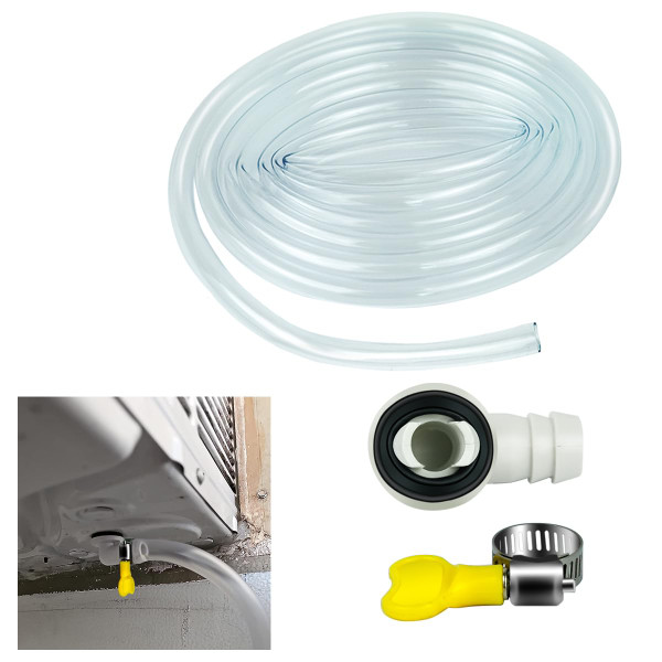 DVECUE Air Conditioner Drain Hose Kit 10 Feet AC Drain Hose Replacement Leak Proof