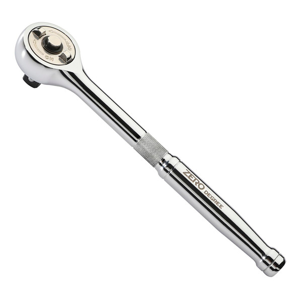 Zero Degree 38151 Ultra-Precise Gearless Ratchet – Nickel Plated High-Carbon Steel with ASME Certified Torque – Durable & Rust-Resistant – Used for Tight Spaces, 3/8" Drive