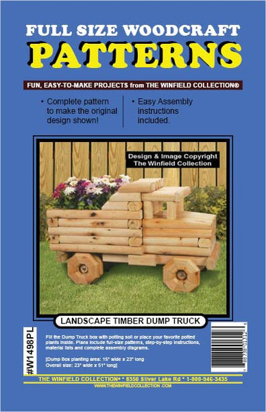 Landscape Timber Dump Truck Woodworking Project Plan Landscape Timber Dump Truck Woodworking Project Plan