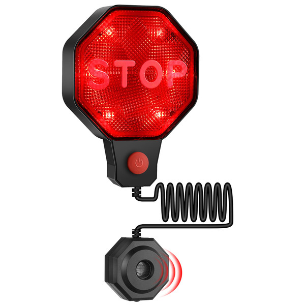 Adjustable Garage Parking Sensor Aid with with Red/Yellow/Green LED Display, Garage Parking Aid Set Stop Distance 6"–6 ft, Battery (Not Included) or USB Powered, No-Drill Installation(Black)