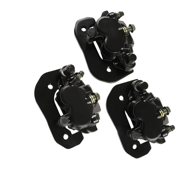 Front Rear Brake Calipers with Pads Replacement for Outlander 450 500 570 650 800R 850 1000 1000R Replacement for 705600862 703500968