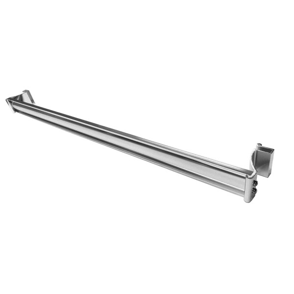 Gordon Glass Brushed Nickel Sliding Frameless Shower Door Single Towel Bar Kit - 30" long