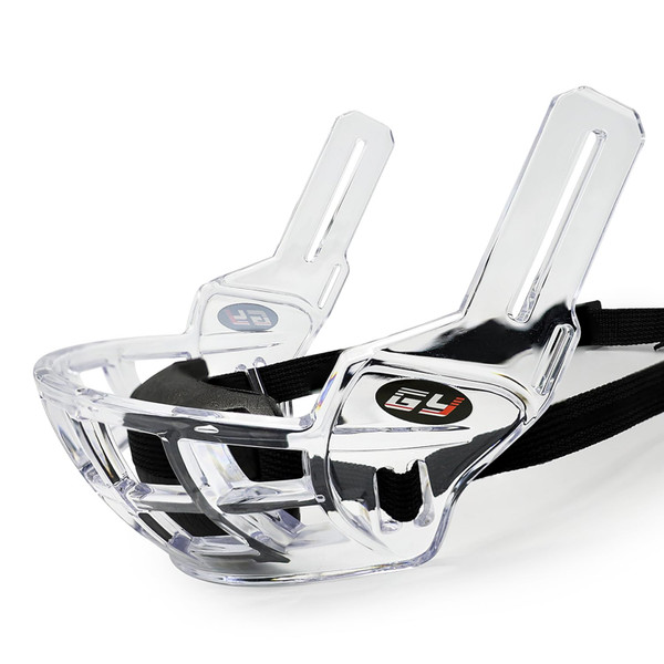 GY Hockey Lower Face Shield Cage – Adult Ice Hockey Half Cage Protects Lips & Teeth – Lightweight & Breathable – Includes Chin Cup, Fits Most Helmets