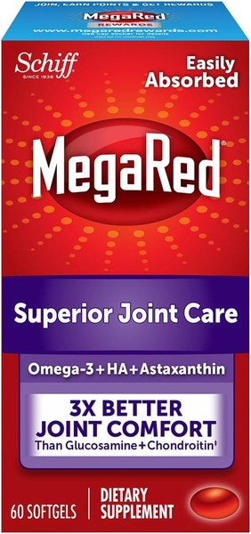 Schiff MegaRed Joint Care 60 Day Supply 60 Softgels
