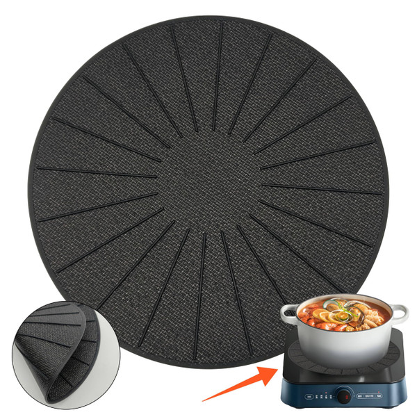 LUPA GLOBAL Induction Cooktop Protector - Induction Cooktop Silicone Stove Top Mat - Anti-Slip Mats to Keep Pots Stable and Protect Surfaces from Scratches (Large - 11 Inches)
