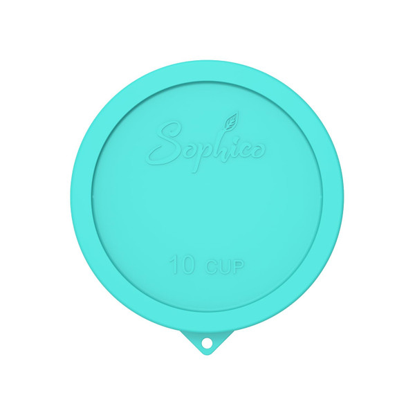 SOPHICO Silicone Replacement Lids for Pyrex Sculpted Glass & Tinted Glass Bowls Mixing Bowls, Lids For 7403-s 10-Cup &2.3 Qt(Container not included)