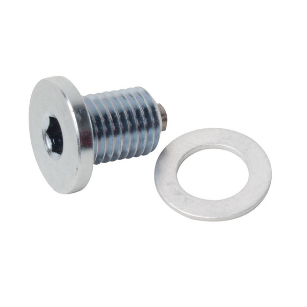 Tusk Low-Profile Magnetic Drain Bolt Compatible with Kawasaki KLR650 1987-2018, 2022-2025